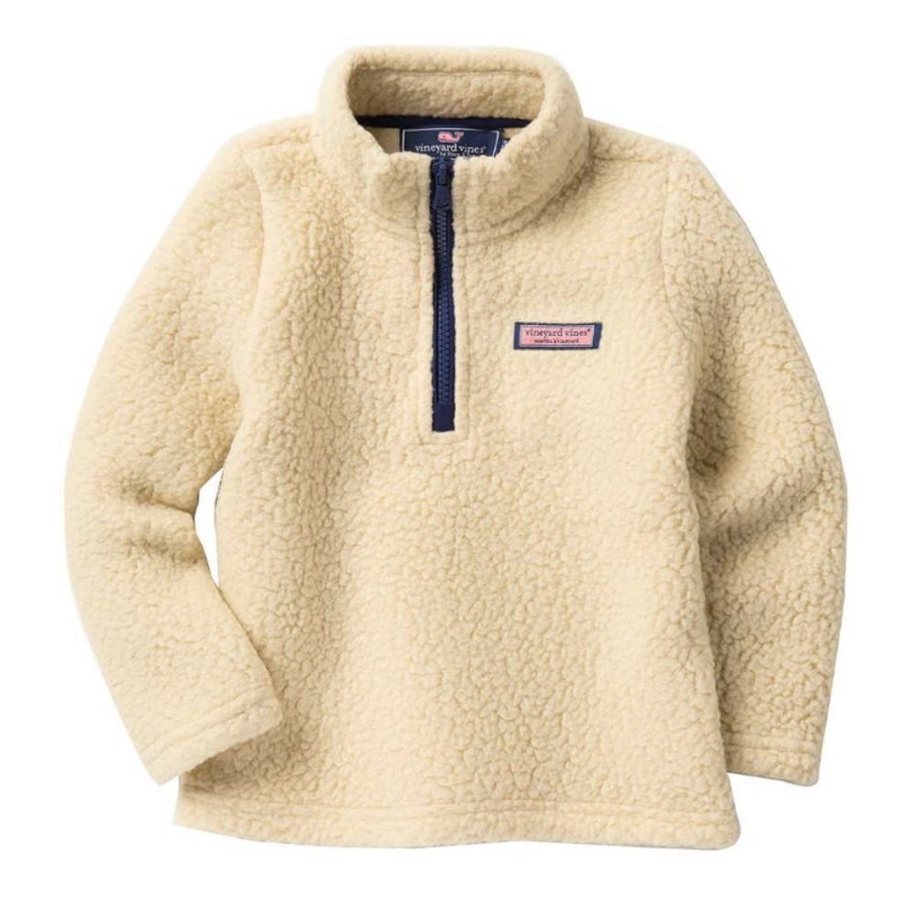 NWT Vineyard Vines Fleece Faux Shearling Pullover